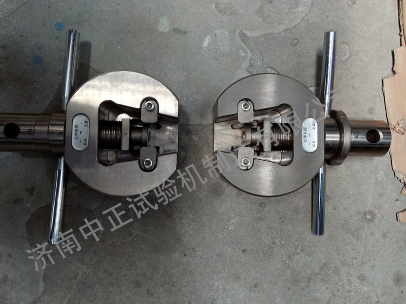 電子萬能試驗機  手動楔形夾具體